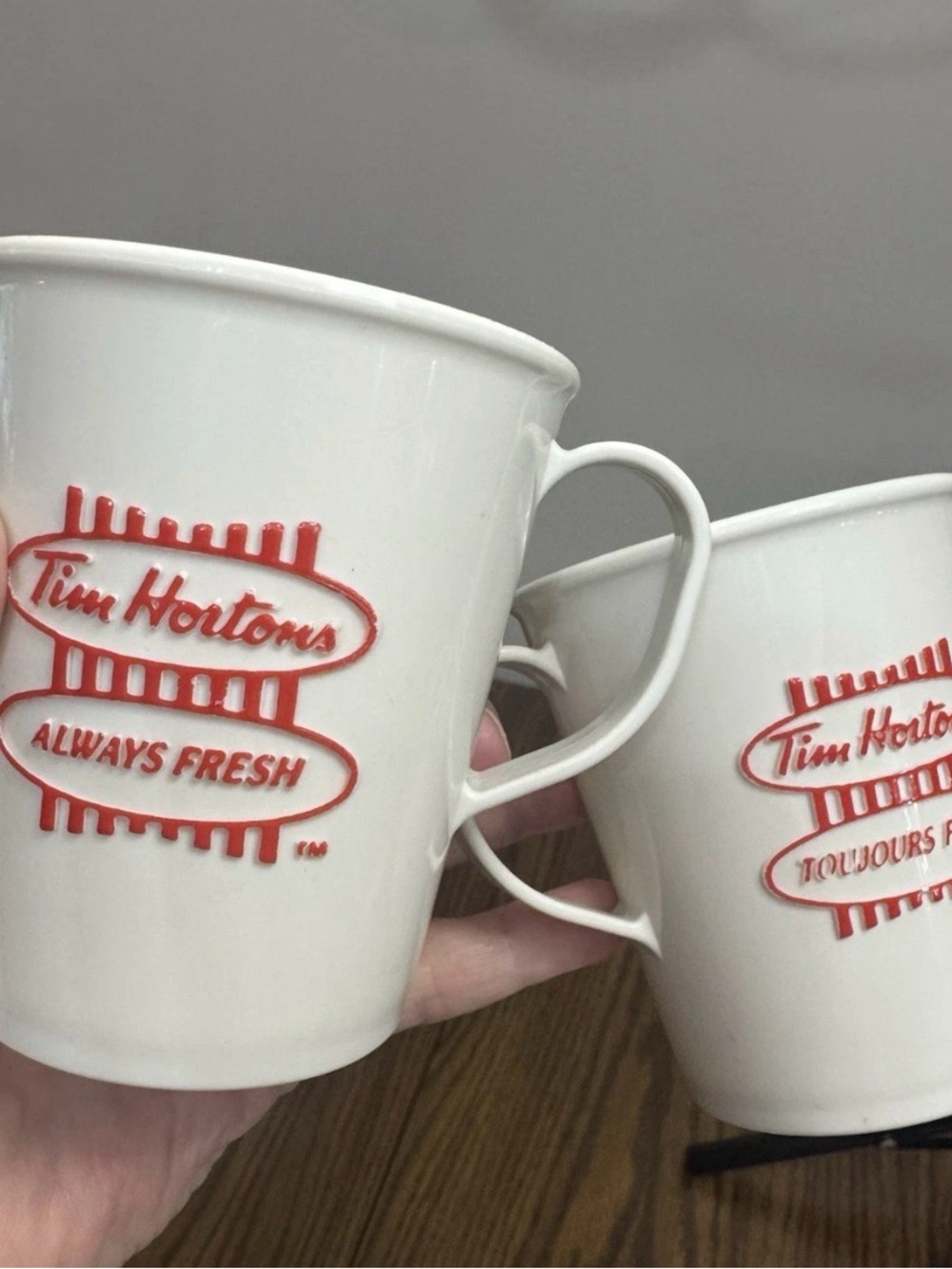Tim Horton’s Vintage “Always Fresh” Plastic Mugs